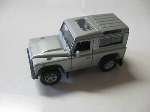 WELLY 1:38 SCALE LANDROVER DEFENDER DIECAST TRUCK MODEL PULLBACK W/O BOX 