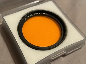 Filtro arancione B+W 43mm 040M MRC 4x E F-Pro per fotografia pellicola bianco e nero - Foto 1 di 9