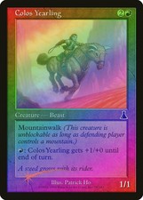 Colos Yearling FOIL Urza's Destiny HEAVILY PLD Red Common MAGIC CARD ABUGames