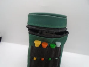 Wooden Golf Tee Collection w/Advertising for SMITH KLINE BEECHAM & Bag - Picture 1 of 7