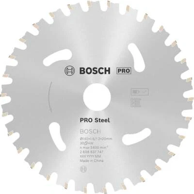 BOSCH PROFESSIONAL Bosch Cordless Circular Saw Blade for Steel 140mm 30T 20mm