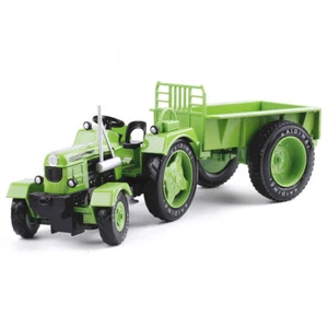 Juguete de granja tractor con remolque desmontable Diecast tractor modelo niños regalos verde - Imagen 1 de 13