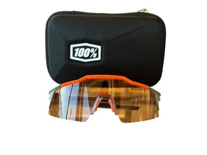 100% SPEEDCRAFT Green & Orange Frame Coral Lens - Case Included - Picture 1 of 9
