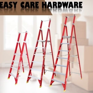Platform Fiberglass Ladder 0.9M 3 feet ft foot Australian standard approved - Picture 1 of 10