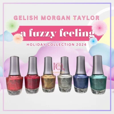 Morgan Taylor A FUZZY FEELING Holiday 24 colección de esmaltes de uñas 6 piezas sin disco Foto 1 de 4