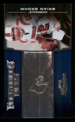 2008 Playoff Prestige Prestigious Picks Blue #16 Brian Brohm /1000 - Image 1 of 2