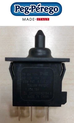PEG PEREGO PULSANTE ACCELERATORE 1726 MEPU0005X -nuovo-Italia