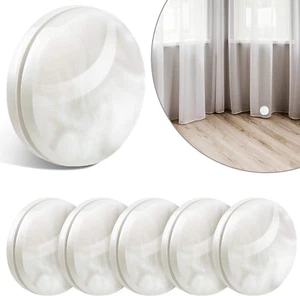 6 Magnetic Curtain Weights, White Waterproof Weights for Drapes and Liners - Picture 1 of 8