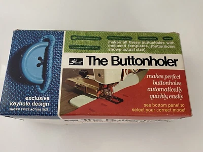 GREIST # 5 The Buttonholer Button Hole Attachment Singer Slant Keyhole Design - Image 1 of 4