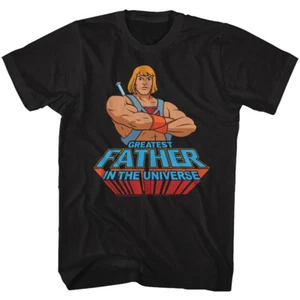 Masters Of The Universe He-Man Greatest Father In The Universe Men's T Shirt - Picture 1 of 3