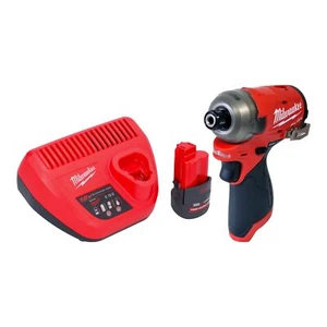 Milwaukee M12 FQID-251 Schlagschrauber 12 V 50 Nm 1/4" + 1x Akku 2,5 Ah + Lader - Bild 1 von 5