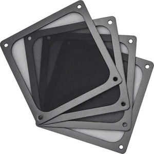 4 Stück 120x120mm Lüftungsgitter Lüfterabdeckung PVC Computer Filter mit Ultr... - Afbeelding 1 van 7