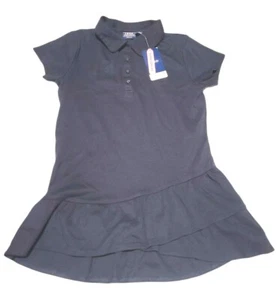 Izod Approved Schoolwear Short Sleeve Girls Black Dress L 14-16 - Picture 1 of 4