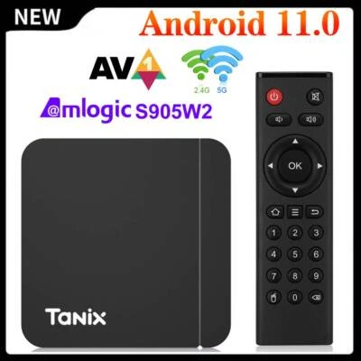 Smart TV Box Android 11.0 Lettore multimediale Dual Wifi 10+ 4GB32GB Set Top Box 2G16G - Immagine 1 di 4