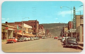 Postkarte um 1960 Main Ave Durango Colorado Spirituosenladen Chrom. #C12 - Bild 1 von 2