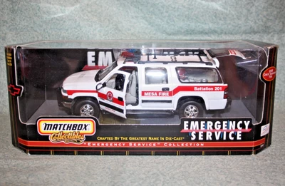 2000 CHEVROLET SUBURBAN MESA FIRE - BATTALION CHIEF 201 - 1/24 scale by MATCHBOX - Image 1 of 4