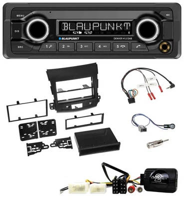 Blaupunkt Bluetooth DAB Lenkrad USB Autoradio für Mitsubishi Outlander 2007-2010 - Bild 1 von 4