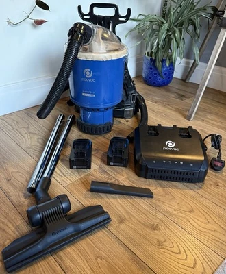 Pacvac Superpro Battery 700 Backpack Commercial Or Home Vacuum Cleaner - Image 1 of 4