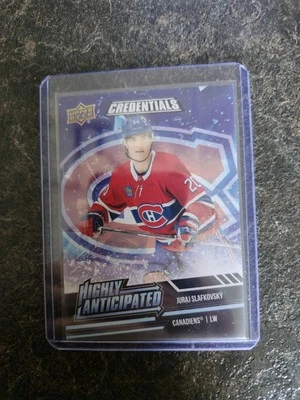 2022-23 Upper Deck Credentials Highly Anticipated Juraj Slafkovsky HA-5 - Image 1 of 2
