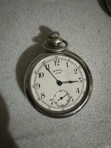 Vintage Ingersol Junior Pocket Watch Needs Help - Picture 1 of 3