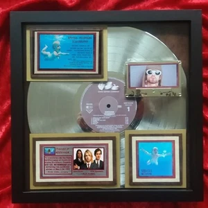 NIRVANA - Nevermind PLAT AWARD W-gerahmter Flyer - Bild 1 von 7