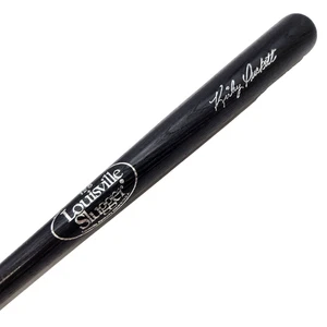 Vintage Louisville Slugger 125 Schläger 16" Kirby Puckett Signatur graviert schwarz  - Bild 1 von 9