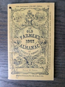 Vintage 1967 The Old Farmers Almanac by Robert B. Thomas No. 175;   7.5" x 4.5" - Picture 1 of 7
