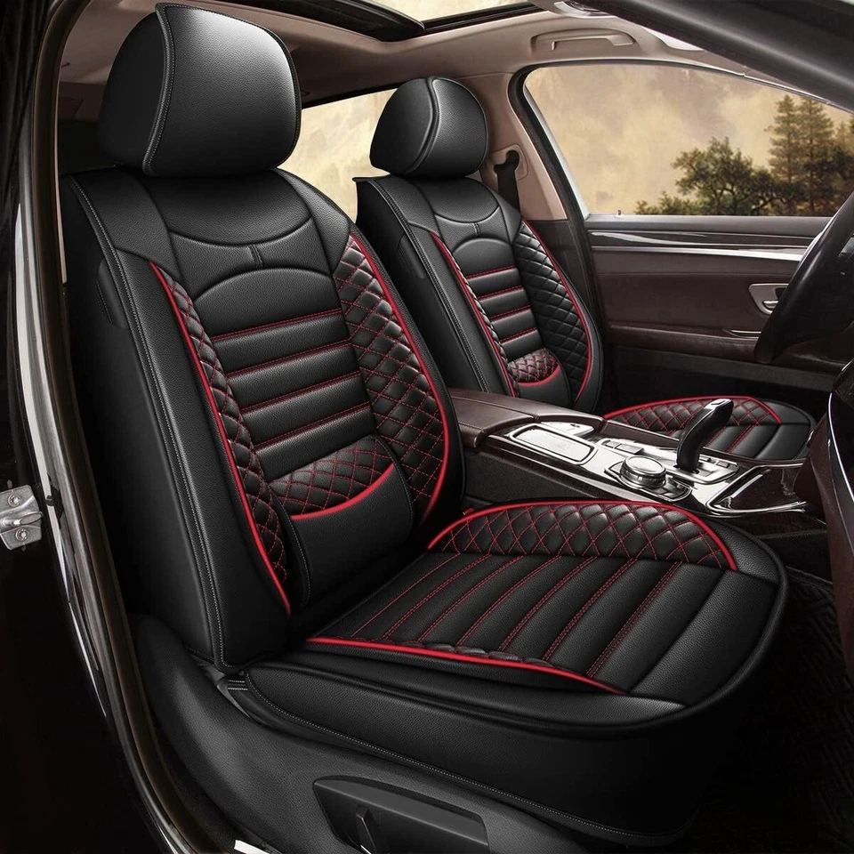Seat Covers Leather Waterproof Automotive Seat Protector For Nissan (2/5 Seats) - Image 1 of 1
