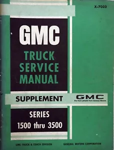 1970 GMC Truck Van Suburban 1500 2500 3500 Shop Service Repair Manual Supplement - Bild 1 von 3