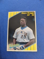 1990 Glenn Braggs - Milwaukee Brewers  - Rare