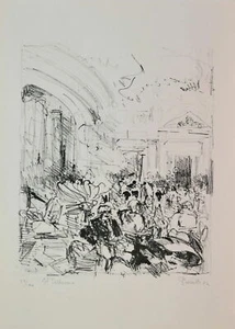 Lithography lithographie Litografia PEDRETTI Antonio "Il Tettuccio" 37/100 - Imagen 1 de 1