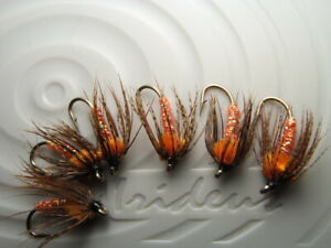 Irideus Drifters Dream Soft Hackle Alevin Custom Fly trout fish steelhead flies 