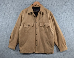 Forecast by Weatherproof Vintage Men's Tan Faux Suede Fleece Lined Jacket M - Picture 1 of 12