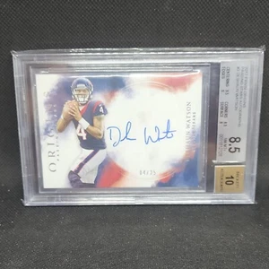 2017 Origins⚡Deshaun Watson Rookie Auto⚡Jersey #4/25⚡RC #3⚡BGS 8.5🔟 1/1 on card - Picture 1 of 2