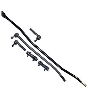 6 Pc Kit Ford F350 85-97 Center Link Tie Rod Ends Sleeves F-350 4WD - Picture 1 of 1
