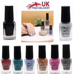 Super Shine Metallic Nail Polish Mirror Effect Art Nail Varnish 6ml Pack Of 3 UK - Picture 1 of 15