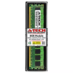 8GB PC3L-12800R ECC REG RDIMM (Micron MT18KDF1G72PDZ-1G6 Equivalent) Memory RAM - Picture 1 of 2