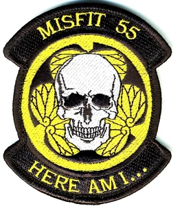 US Air Force Patch: 15th Special Operations Squadron Misfit 55 - Bild 1 von 1