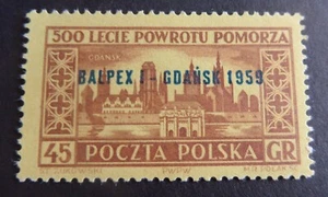 Poland 1959 Baltic States int stamp exhib Balpex Gdansk SG1112 MNH UM unmounted - Imagen 1 de 1
