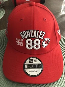 Tony Gonzalez New Era Hat New Adjustable Hall Of Fame Hat Kansas City Chiefs - Picture 1 of 5