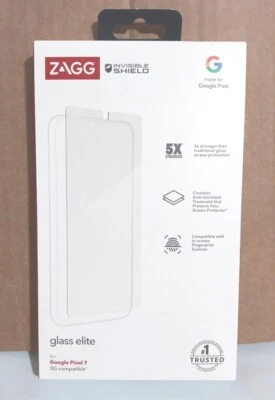 New Zagg Invisible Shield Glass Elite Screen Protector for Google Pixel 7 - Image 1 of 3