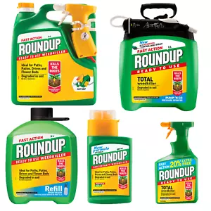 Roundup Weed Killer Fast Action Kills Root Concentrate Spray or Bottle Refill - Picture 1 of 17