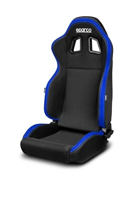 SEDILE SPORTIVO SPARCO ERRE 100, NERO-BLU IN TESSUTO MY 2022 - Imagen 1 de 2
