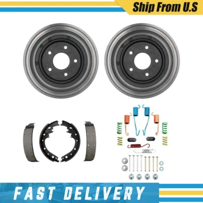 Se adapta a Pontiac Grand Prix 1967 1968 tambores traseros zapatas de freno y herrajes kit de resorte Foto 1 de 4