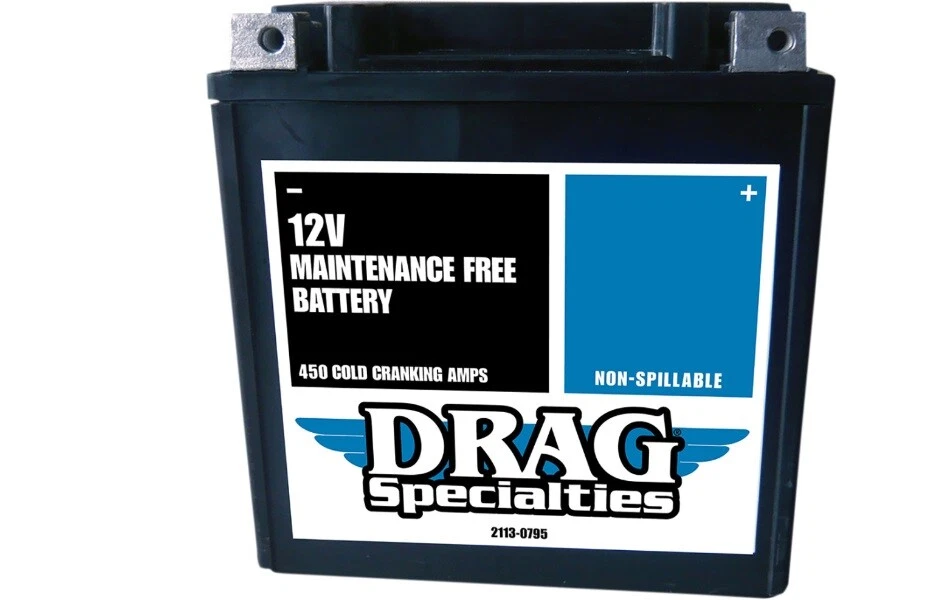 DRAG SPECIALTIES AGM BATTERY HARLEY ELECTRA GLIDE ROAD KING STREET TRI 97-22 - Image 1 of 1