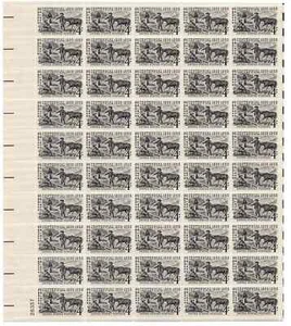 Scott #1130 Silver Mt Davidson Sheet of 50 Stamps - MNH - Picture 1 of 1