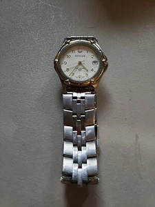 Wenger Swiss Made Watch 093-0690 Women’s Wristwatch Date SMT Design New Battery - Picture 1 of 6