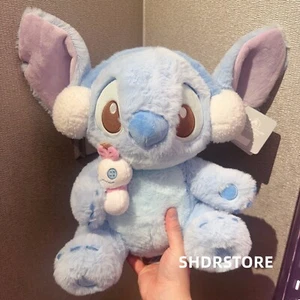 Disney authentic 2023 Christmas Winter Stitch small plush 13inches disneyland - Picture 1 of 2