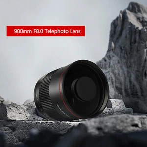 900mm F8.0 Telephoto Lens For Canon Nikon Sony Olympus M43 E-mount Cameras - Picture 1 of 7