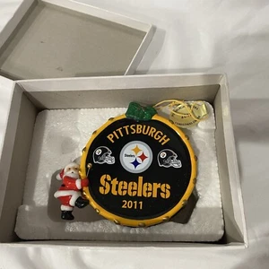 Danbury Mint NFL Pittsburgh Steelers DRUM 2011 Christmas Ornament w/Box - Picture 1 of 8